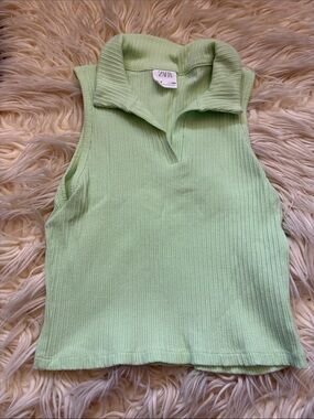 Zara kids girl’s ribbed sleeveless top